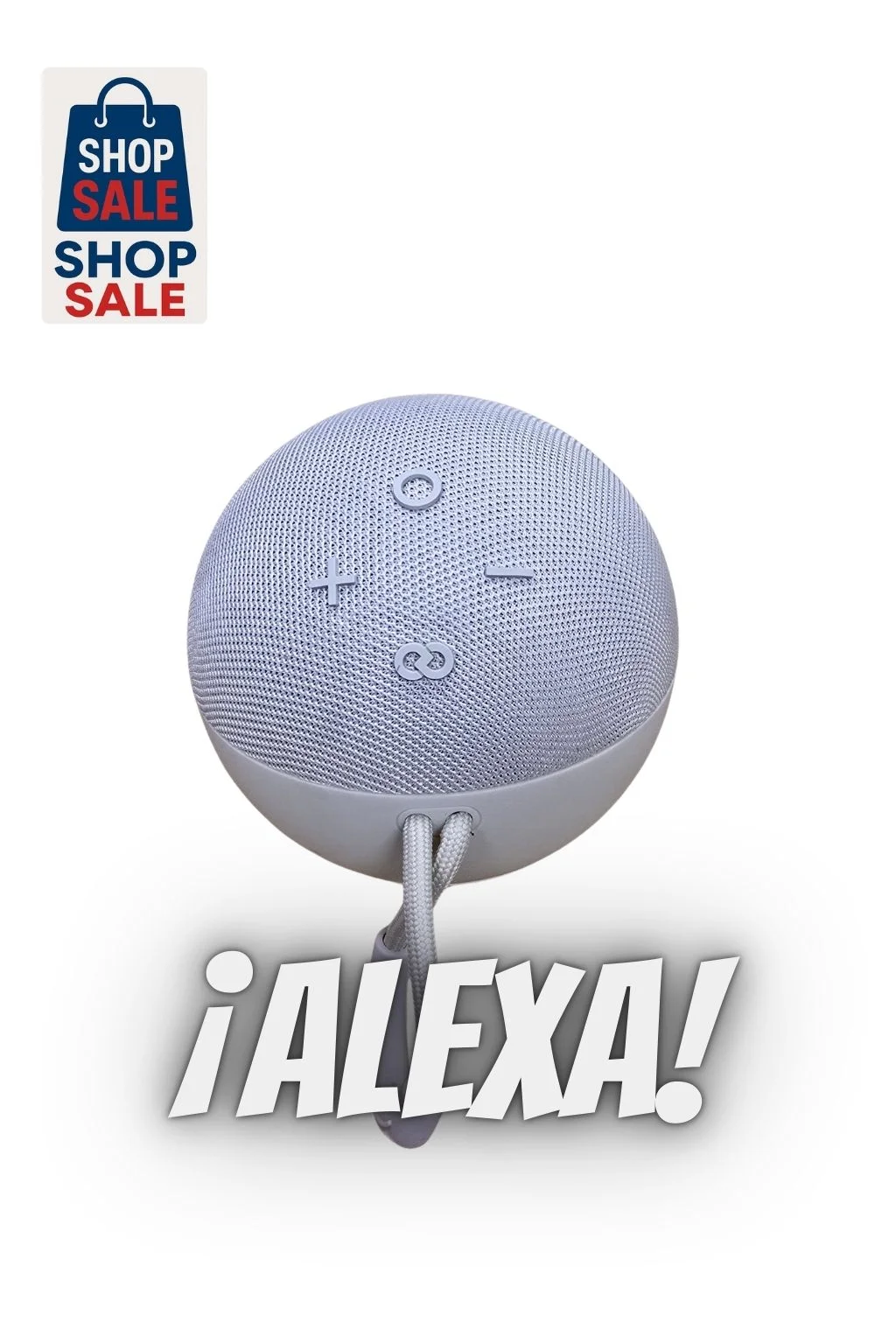 Amazon Echo Dot 5th Gen con asistente virtual Alexa Glacier White sin reloj variante