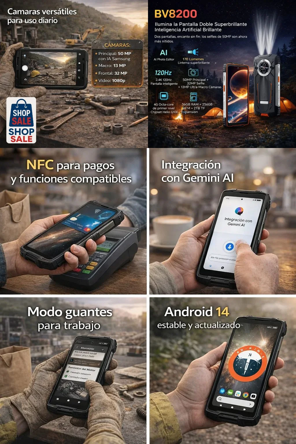 Black View 8200 ( BV 8200 ) variante